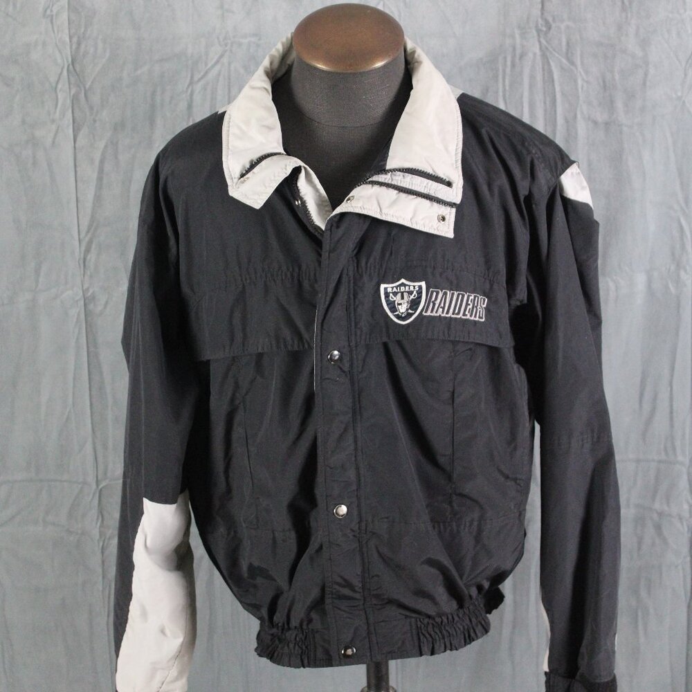 LA Raiders Jacket - Raider 2 Tone Windbreaker - Men's Large